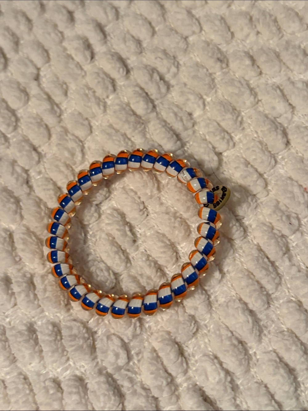 Teleties Bracelet in Orange, Blue & White!! Go Gators!!!🐊 🧡💙